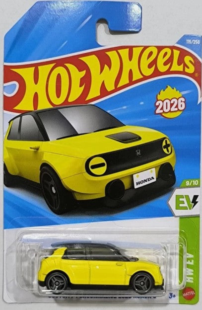 Hot Wheels 2026 #115/250, Custom 2020 Honda e, charge yellow