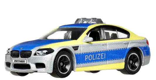Matchbox 2025 Collectors Series 5/20, BMW M5 Police, NEW/LOOSE, silver