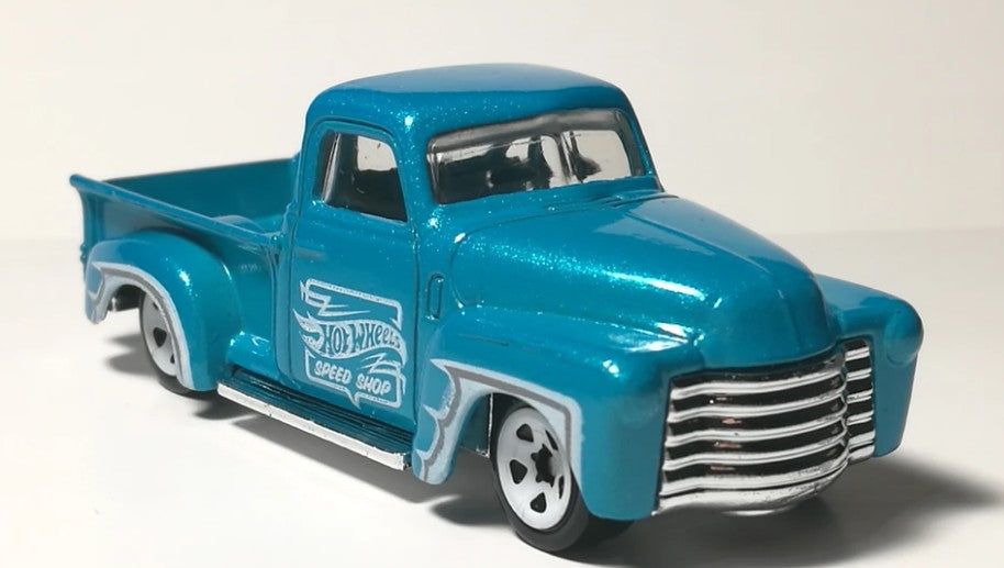 Hot Wheels 2019 Multipack Exclusive, '52 Chevy, NEW/LOOSE, metalflake aqua