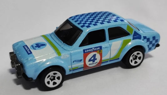 Hot Wheels 2022 #244/250, '70 Ford Escort RS1600, NEW/LOOSE, pearl light blue