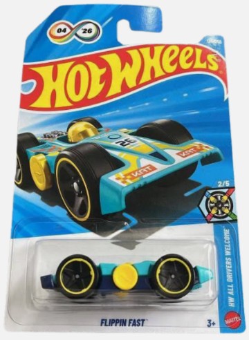Hot Wheels 2026 #135/250, Flippin Fast, blue