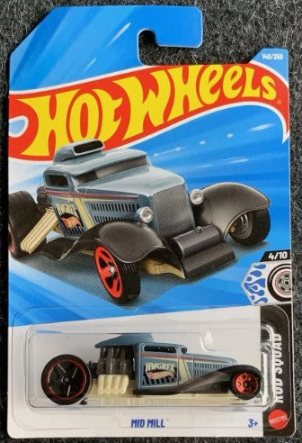 Hot Wheels 2026 #140/250, Mod Mill, satin gunmetal blue