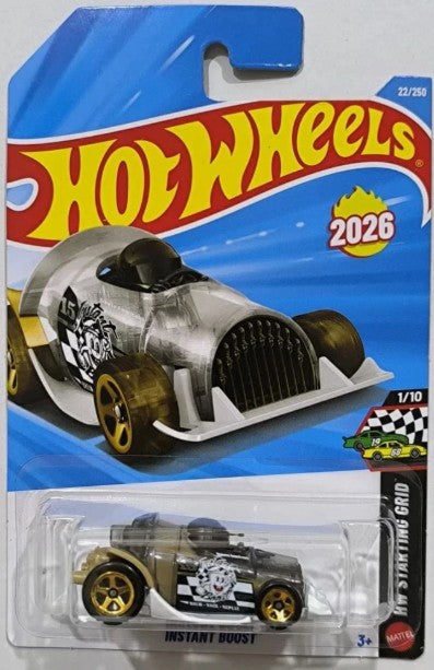 Hot Wheels 2026 #022/250 Instant Boost, clear black