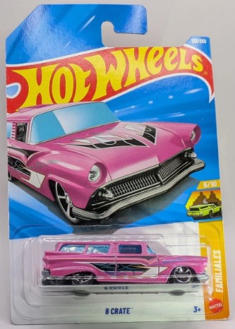 Hot Wheels 2026 #133/250, 8 Crate, pink