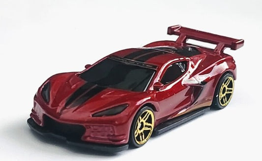 Hot Wheels 2026 Multipack Exclusive, Corvette C8.R, NEW/LOOSE, metalflake red