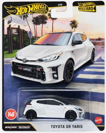 Hot Wheels Boulevard Series #146, Toyota GR Yaris, white