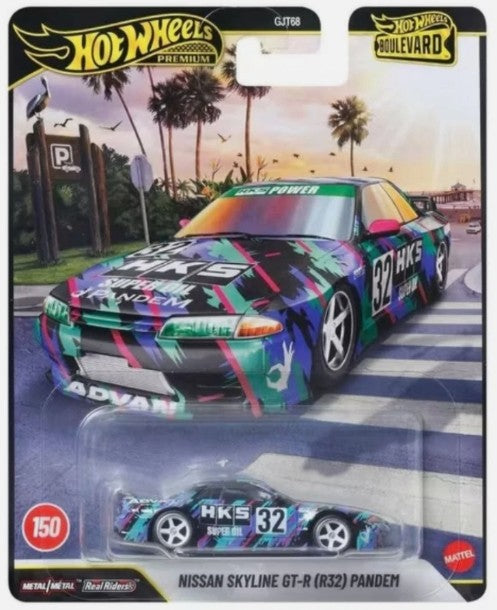 Hot Wheels Boulevard Series #150, Nissan Skyline GT-R (R32) Pandem, black