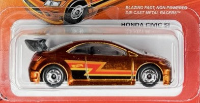 Hot Wheels 2025 The Hot Ones 5/8, Honda Civic Si, NEW/LOOSE, spectraflame orange