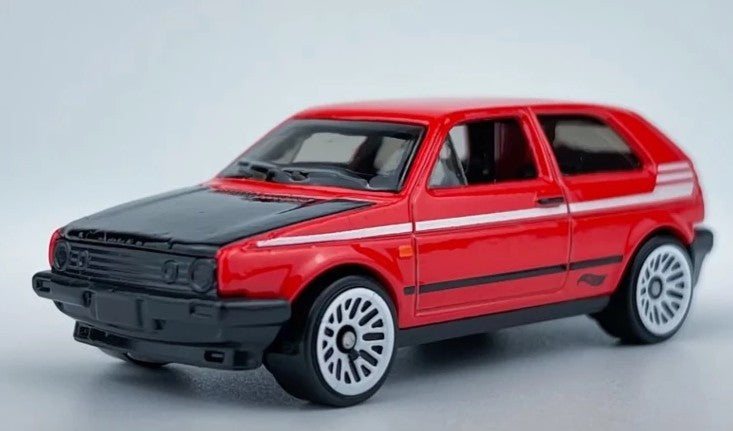 Hot Wheels 2022 Volkswagen Series 8/8, VW Golf, NEW/LOOSE, red