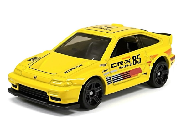 Hot Wheels 2026 #089/250, 1985 Honda CR-X, NEW/LOOSE, yellow