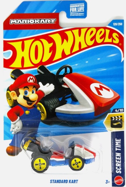 Hot Wheels 2026 #129/250, Standard Kart, red/white/blue