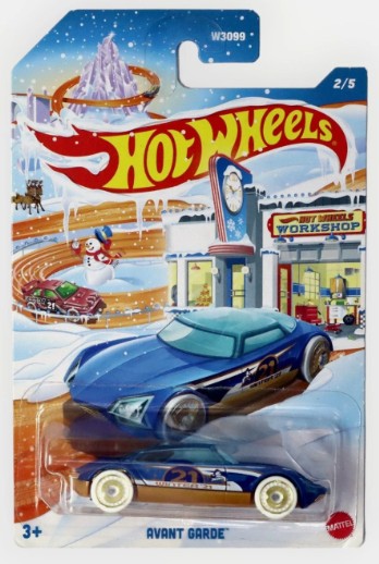 Hot Wheels 2021 HW Winter 2/5, Avant Garde, blue (soft corners)