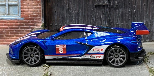 Hot Wheels 2022 #190/250 Corvette C8.R, NEW/LOOSE, blue