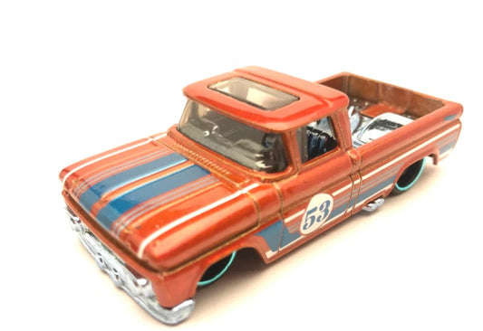 Hot Wheels 2021 53rd Anniversary Set 3/5, Custom '62 Chevy Pickup, metalflake orange