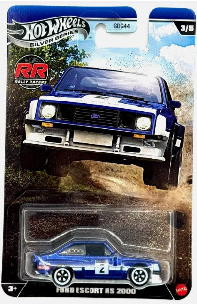 Hot Wheels 2026 Rally Racers 3/5, Ford Escort RS 2000, blue