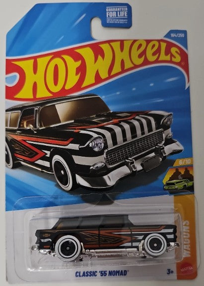 Hot Wheels 2026 #164/250, Classic '55 Nomad, black