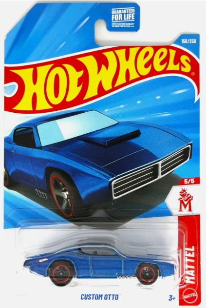 Hot Wheels 2026 #156/250, Custom Otto, blue