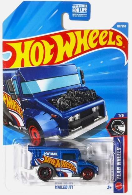 Hot Wheels 2026 #168/250, Mailed it!, HW race team blue