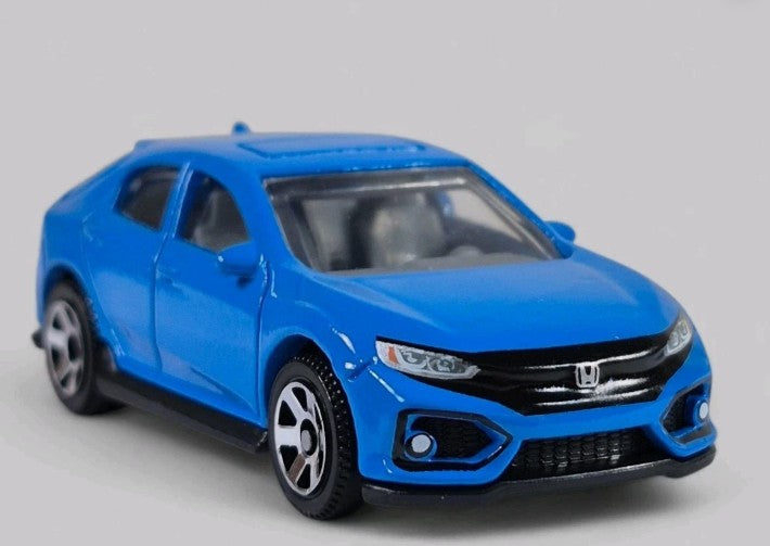 Matchbox 2025 #074/125, 2017 Honda Civic Hatchback, NEW/LOOSE, blue
