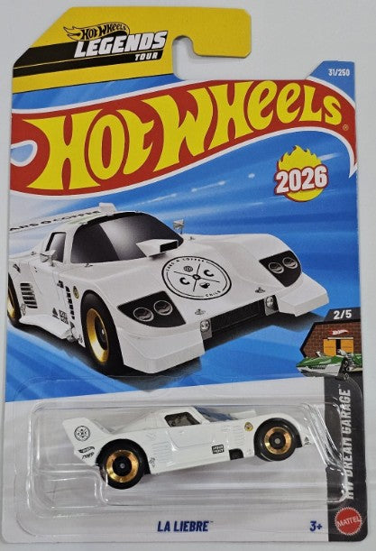 Hot Wheels 2026 #031/250 La Liebre, white