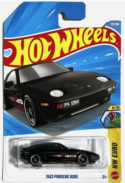 Hot Wheels 2026 #171/250, 1983 Porsche 928S, black