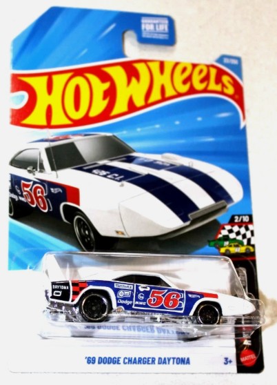 Hot Wheels 2026 #023/250, '69 Dodge Charger Daytona, eBay EXCLUSIVE, white