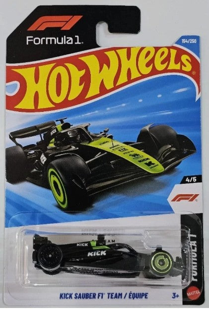 Hot Wheels 2026 #154/250, Kick Sauber F1 Team, black