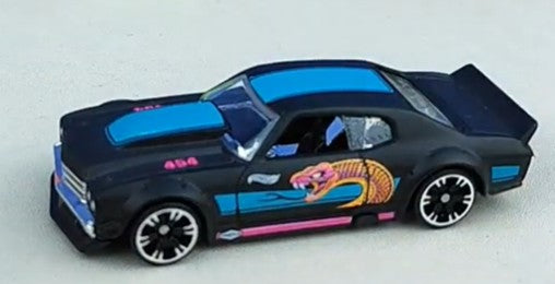 Hot Wheels 2025 Neon Speeders 6/8, '70 Chevy Chevelle, NEW/LOOSE, black
