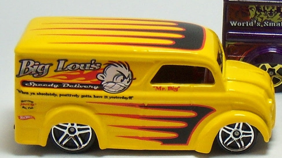 Hot Wheels 2001 #199/240, Dairy Delivery, NEW/LOOSE, yellow