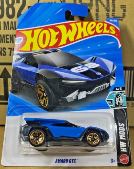 Hot Wheels 2026 #186/250 Amaru GTC, TREASURE HUNT, blue