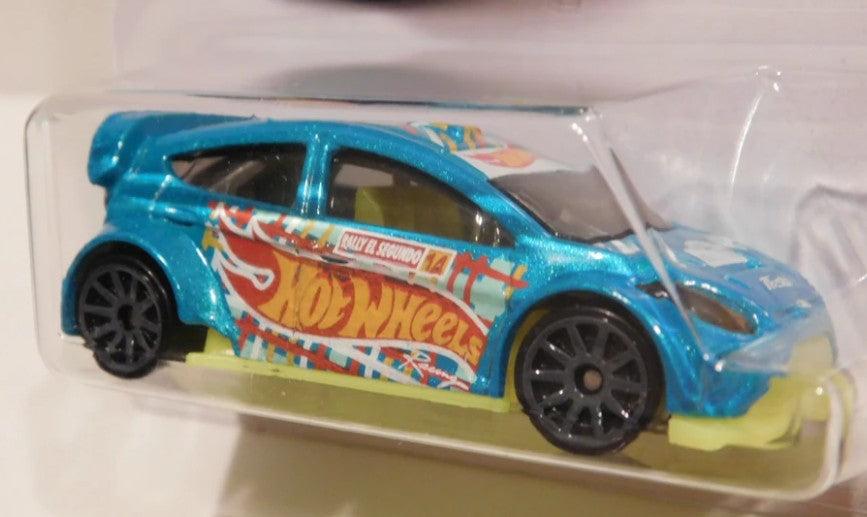 Hot Wheels 2017 #307/365, '12 Ford Fiesta, NEW/LOOSE, aqua (10SP)
