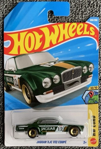 Hot Wheels 2026 #205/250 Jaguar XJC V12 Coupe, dark green
