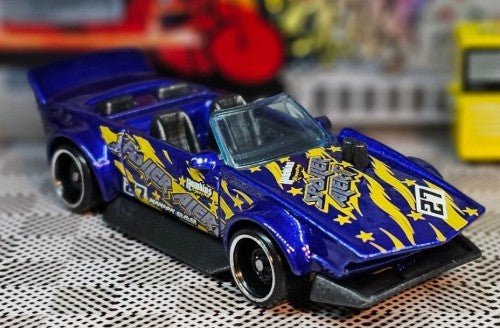 Hot Wheels 2022 #050/250 Track Manga, NEW/LOOSE, dark blue