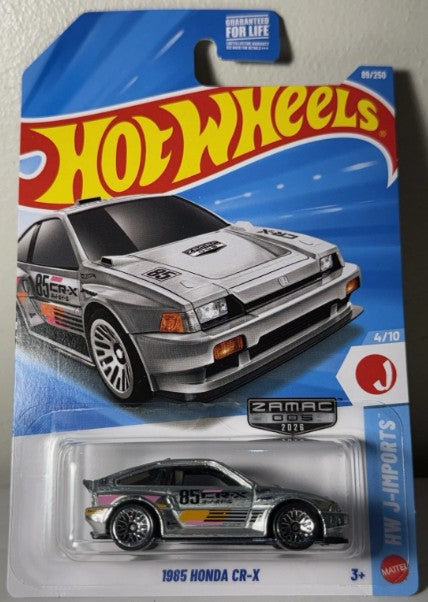Hot Wheels 2026 #089/250, 1985 Honda CR-X, ZAMAC