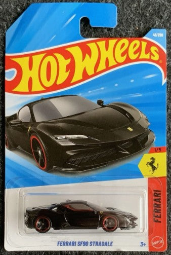 Hot Wheels 2026 #041/250, Ferrari SF90 Stradale, black