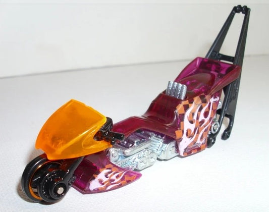 Hot Wheels 2011 #124/244, Fright Bike, NEW/LOOSE, clear purple