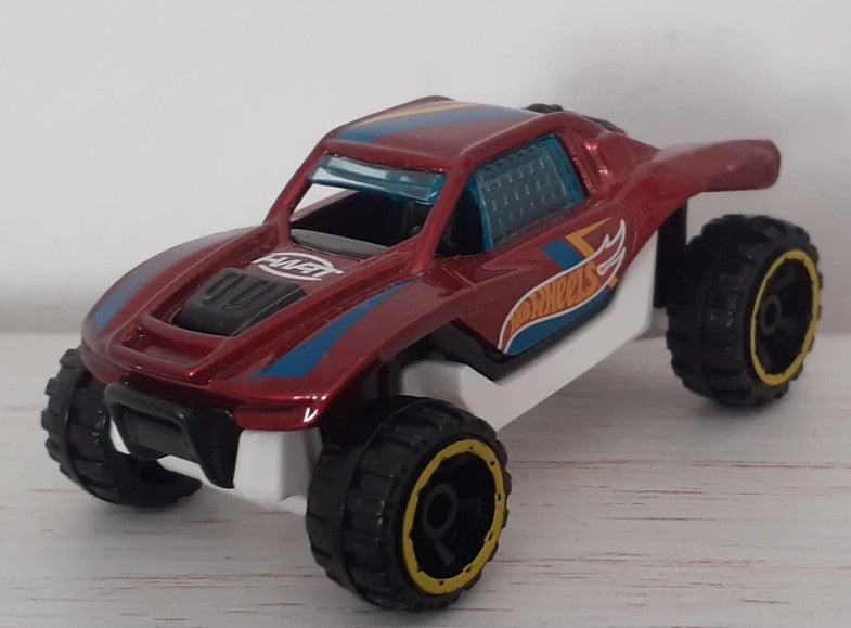 Hot Wheels 2022 #002/250, Twinnin' and Winnin', NEW/LOOSE, metallic dark red