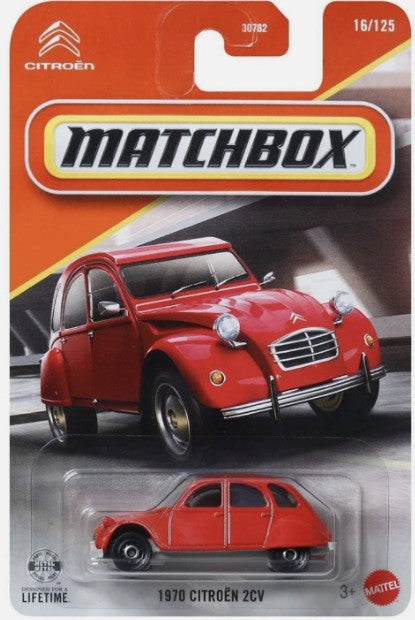 Matchbox 2026 #016/125, 1970 Citroen 2CV, red
