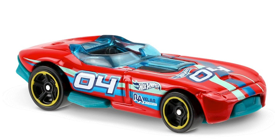 Hot Wheels 2017 #098/365, Rrroadster, NEW/LOOSE, red