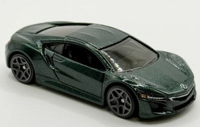 Hot Wheels 2025 Multipack Exclusive, '17 Acura NSX, NEW/LOOSE, metalflake dark green