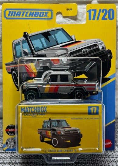 Matchbox 2026 Collectors 17/20, '17 Toyota Land Cruiser 78, grey