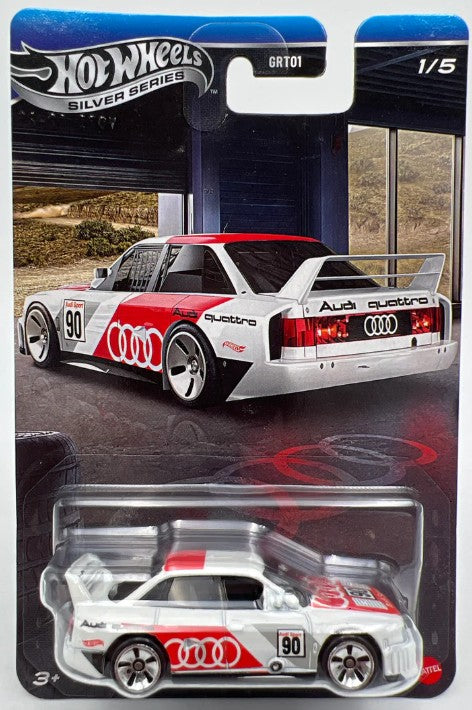 Hot Wheels 2026 Silver Series 1/5, Audi 90 Quattro, white