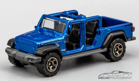 Matchbox 2021 #036/102, '20 Jeep Gladiator, NEW/LOOSE, metalflake blue