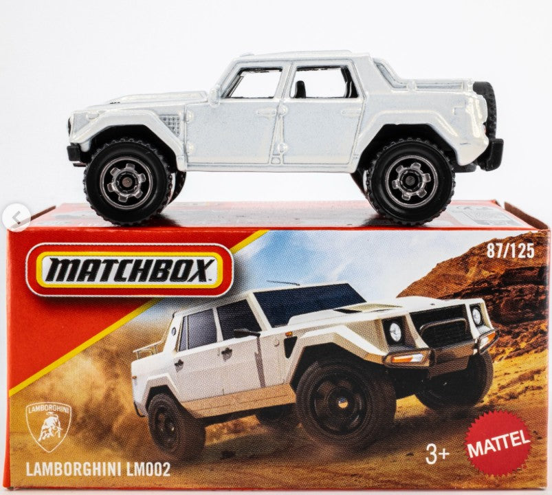 Matchbox 2026 Power Grabs #087/125, Lamborghini LM002, white