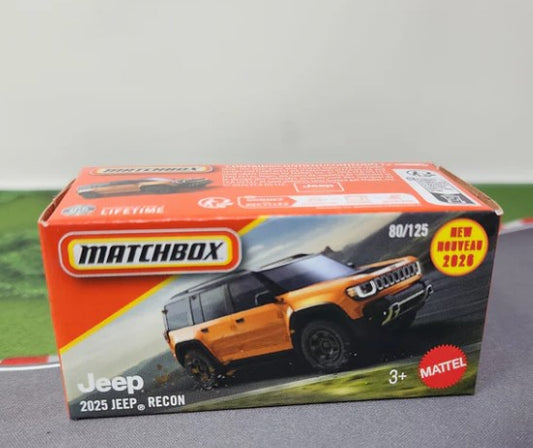 Matchbox 2026 Power Grabs #080/125, 2025 Jeep Recon, orange