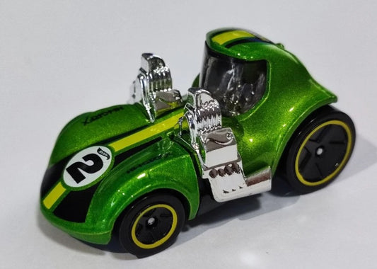 Hot Wheels 2023 #170/250, Tooned Twin Mill, NEW/LOOSE, apple green