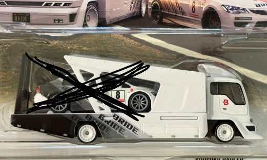 Hot Wheels 2026 Kousoku Hauler from Team Transport #93 (hauler only), NEW/LOOSE, white