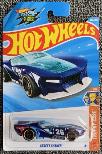 Hot Wheels 2026 #202/250, Street Shaker, metalflake midnight blue