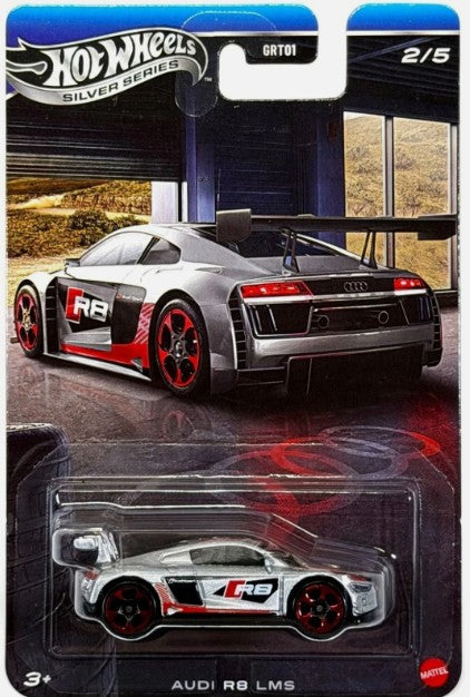 Hot Wheels 2026 Silver Series 2/5, Audi R8 LMS, silver