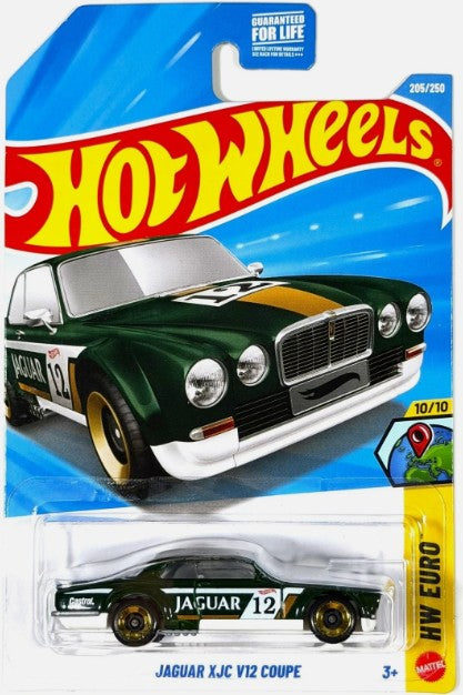 Hot Wheels 2026 #205/250, Jaguar XJC V12 Coupe, dark green